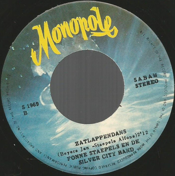 Fonne Staepels En De The Silver City Band - Aan De Haven Van San Paoli Vinyl Singles Vinyl Very Good (VG) <br> Hoes Good Plus (G+)