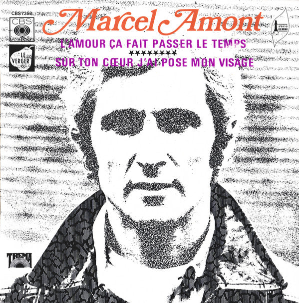 Marcel Amont - L'amour Ça Fait Passer Le Temps Vinyl Singles Vinyl Very Good (VG) <br> Hoes Good Plus (G+)