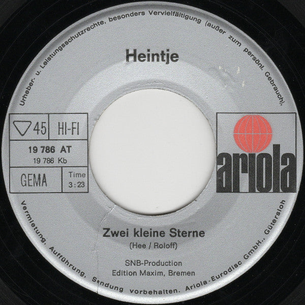 Heintje - Mama Vinyl Singles