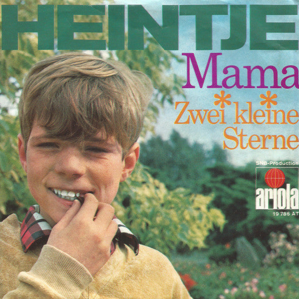 Heintje - Mama Vinyl Singles Vinyl Very Good (VG) <br> Hoes Good Plus (G+)