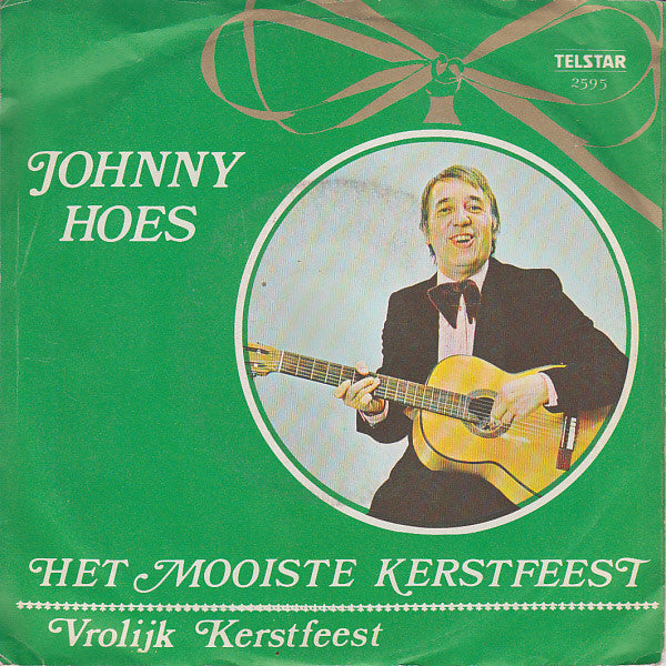 Johnny Hoes - Het Mooiste Kerstfeest 37435 Vinyl Singles Vinyl Very Good (VG) <br> Hoes Good Plus (G+)