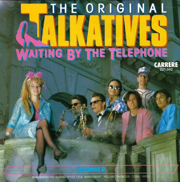 Talkatives - Waiting By The Telephone Vinyl Singles Vinyl Very Good (VG) <br> Hoes Good Plus (G+)