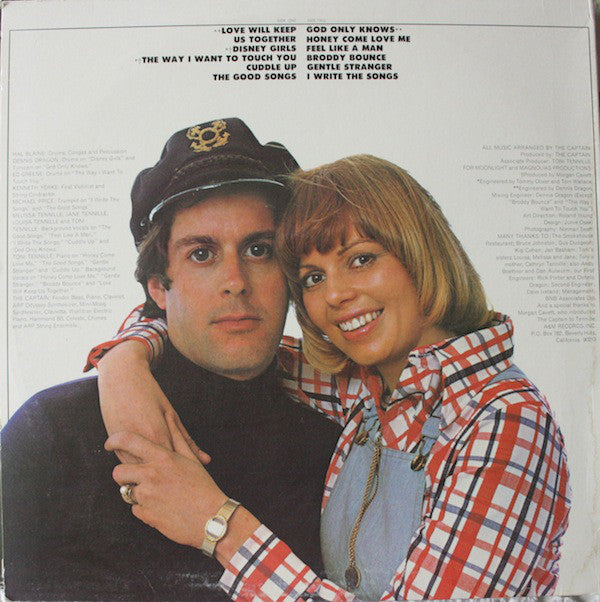 Captain & Tennille - Love Will Keep Us Together (LP) Vinyl LP Vinyl Very Good (VG) <br> Hoes Good Plus (G+)