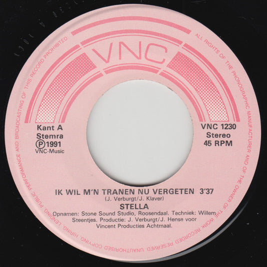 Stella - Ik Wil M'n Tranen Nu Vergeten