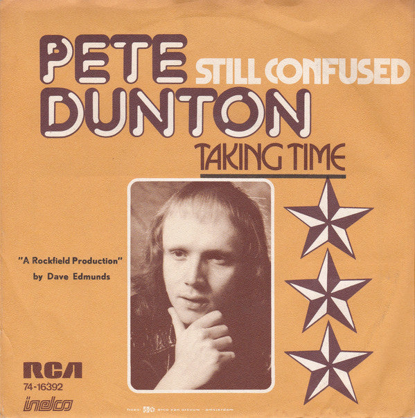 Pete Dunton - Taking Time Vinyl Singles Vinyl (VG) <br> Hoes (G+)