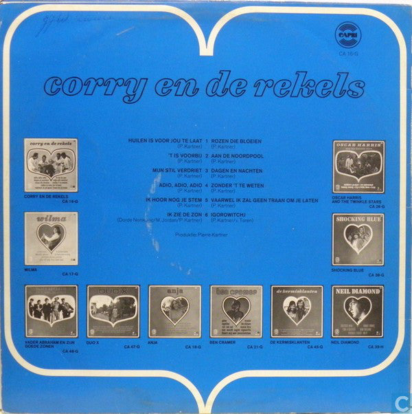Corry En De Rekels - Veel Liefs Van...Corry En De Rekels (LP) Vinyl LP Vinyl Very Good (VG) <br> Hoes Good Plus (G+)