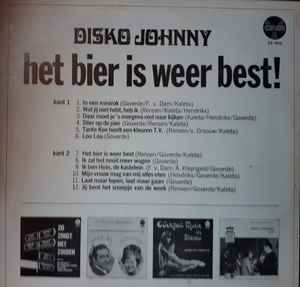 Disko Johnny - Het Bier Is Weer Best (LP) Vinyl LP Vinyl Very Good (VG) <br> Hoes Good Plus (G+)