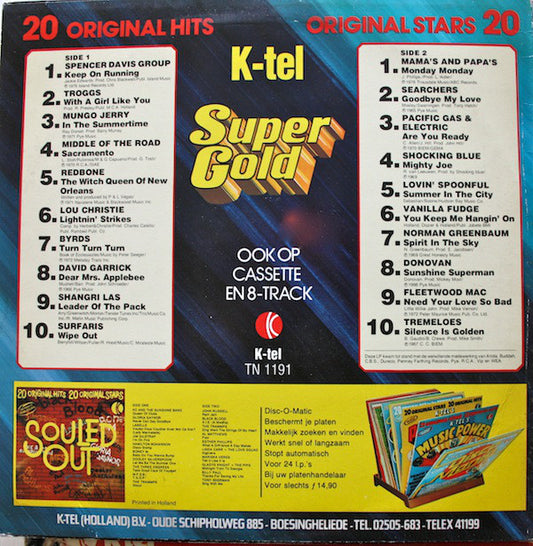 Various - Super Gold (LP) Vinyl LP Vinyl Zeer Goed / Hoesje Goed "VINYLSINGLES.NL"