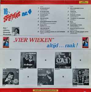 Various - 16 Spetters Nr. 4 (LP) Vinyl LP Vinyl Very Good (VG) <br> Hoes Good Plus (G+)