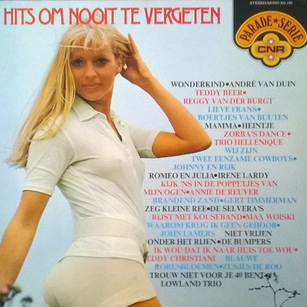 Various - Hits Om Nooit Te Vergeten (LP) Vinyl LP Vinyl Very Good (VG) <br> Hoes Good Plus (G+)