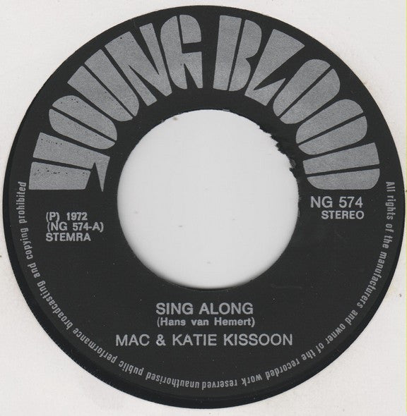 Mac & Katie Kissoon - Sing Along Vinyl Singles