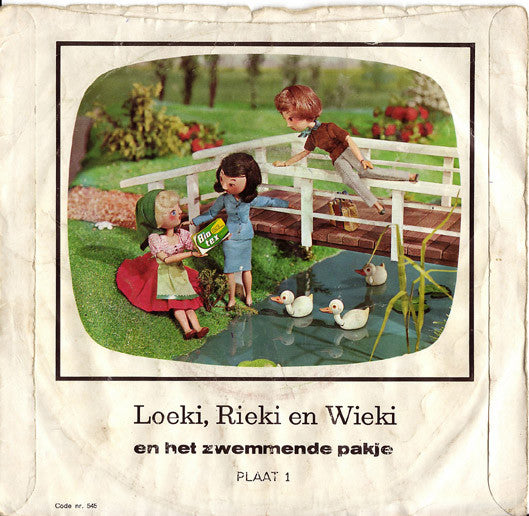 No Artist - Loeki, Rieki En Wieki - Het Zwemmende Pakje 31961 Vinyl Singles Vinyl Zeer Goed / Hoesje Goed "VINYLSINGLES.NL"