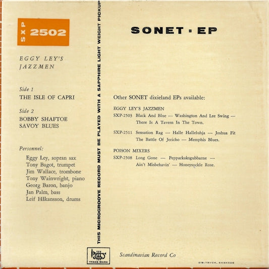 Eggy Ley's Jazzmen - The Isle Of Capri