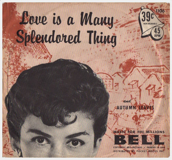 Tony Russo , Jimmy Carroll And His Orchestra - Autumn Leaves Vinyl Singles Vinyl Very Good (VG) <br> Hoes Good Plus (G+)