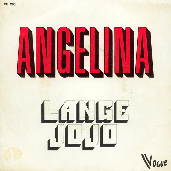 Lange Jojo - Angelina Vinyl Singles