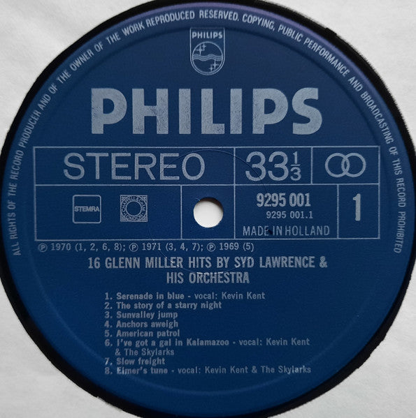 Syd Lawrence & His Orchestra - ** Glenn Miller Hits (LP) Vinyl LP