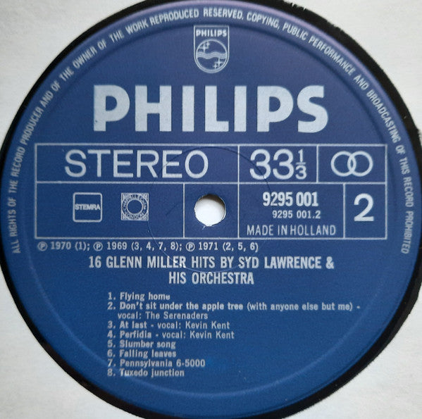 Syd Lawrence & His Orchestra - ** Glenn Miller Hits (LP) Vinyl LP