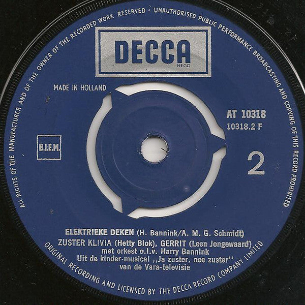 Wim Sonneveld, Leen Jongewaard - In Een Rijtuigje Vinyl Singles Vinyl Very Good (VG) <br> Hoes Good Plus (G+)