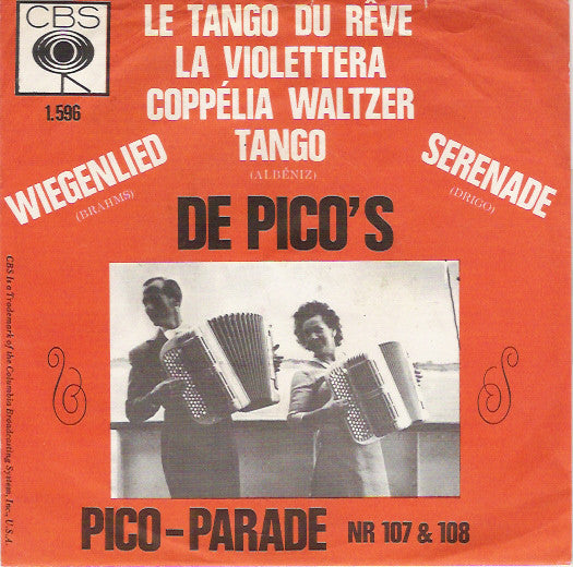 2 Pico's - Pico Parade No. 107 / 108 Vinyl Singles