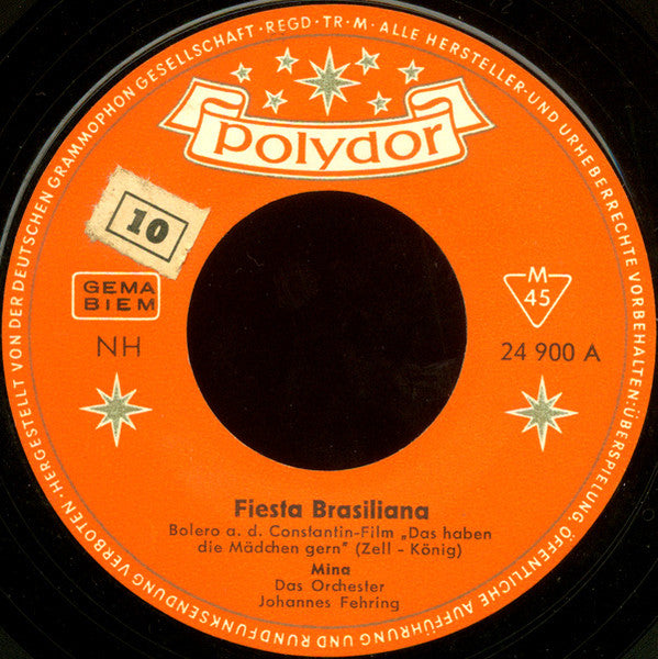 Mina - Fiesta Brasiliana Vinyl Singles