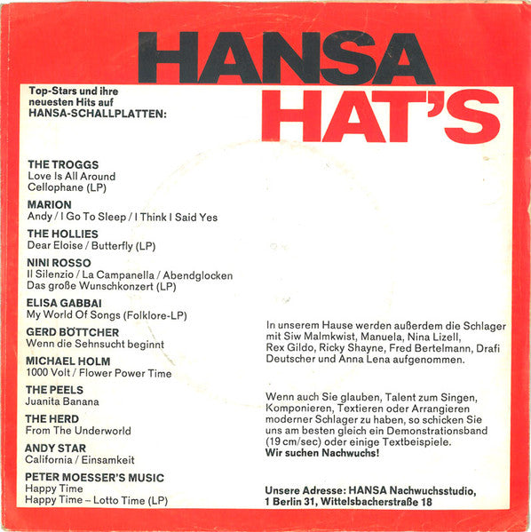 Leapy Lee - Little Arrows Vinyl Singles Vinyl Very Good (VG) <br> Hoes Good Plus (G+)