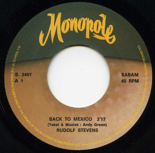 Rudolf Stevens - Back To Mexico