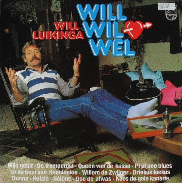 Will Luikinga - Will Wil Wel (LP) Vinyl LP Vinyl Very Good (VG) <br> Hoes Good Plus (G+)