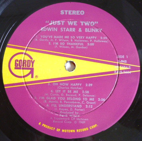 Edwin Starr & Blinky - Just We Two (LP)