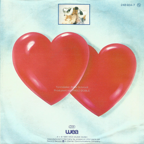 Paso Doble - Herz An Herz Vinyl Singles Vinyl Very Good (VG) <br> Hoes Good Plus (G+)