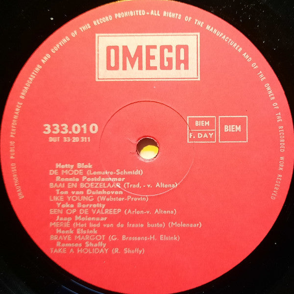Various - Cabaret Is In! (LP) Vinyl LP