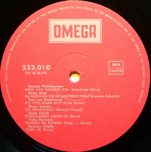 Various - Cabaret Is In! (LP) Vinyl LP