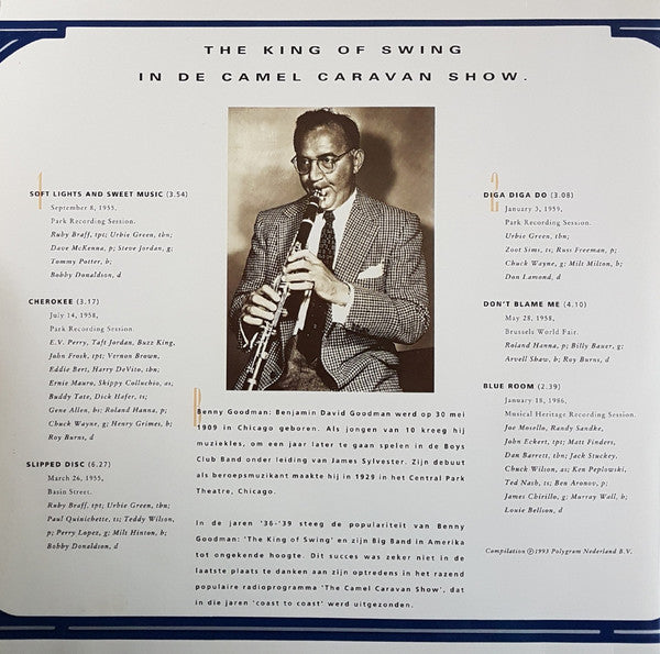 Benny Goodman - Yale Archives (LP) Vinyl LP Vinyl Very Good (VG) <br> Hoes Good Plus (G+)
