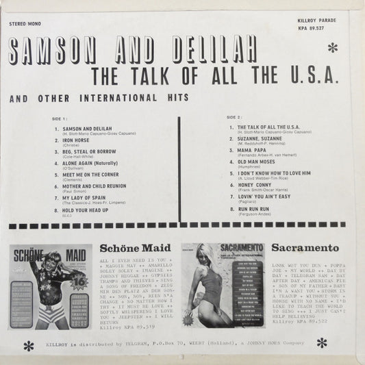 Unknown Artist - Samson And Delilah And 15 Other International Tophits (LP)