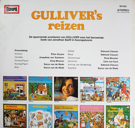 Various - Gulliver's Reizen (LP) 49777 Vinyl LP Vinyl Zeer Goed / Hoesje Goed "VINYLSINGLES.NL"