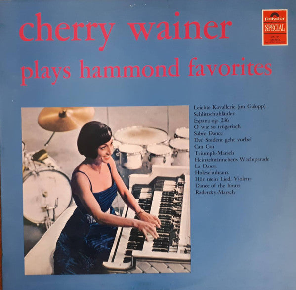 Cherry Wainer - Cherry Wainer Plays Hammond Favorites (LP) Vinyl LP