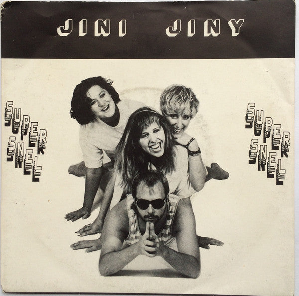 Jini Jiny - Supersnel Vinyl Singles Vinyl Very Good (VG) <br> Hoes Good Plus (G+)