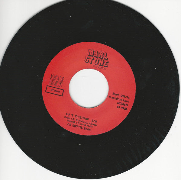 Merregelblok - Op 't Vriethof Vinyl Singles