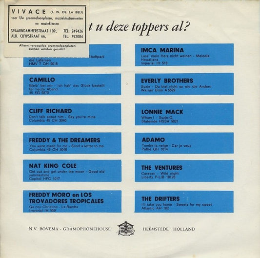 Chris Barber And Ottilie Patterson - Hello Dolly Vinyl Singles Vinyl Zeer Goed / Hoesje Goed "VINYLSINGLES.NL"