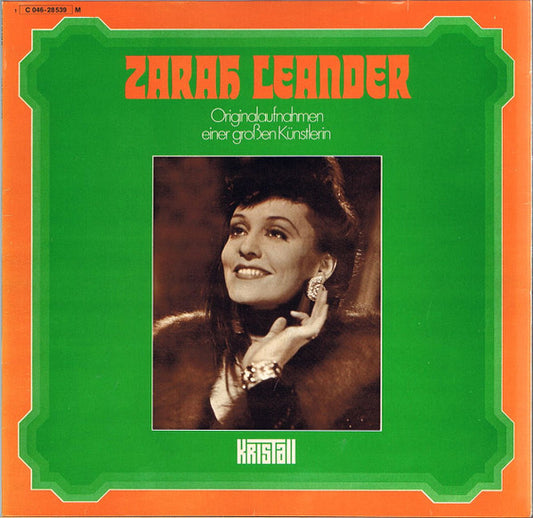 Zarah Leander - Originalaufnahmen Einer Großen Künstlerin (LP) 44377 Vinyl LP VINYLSINGLES.NL