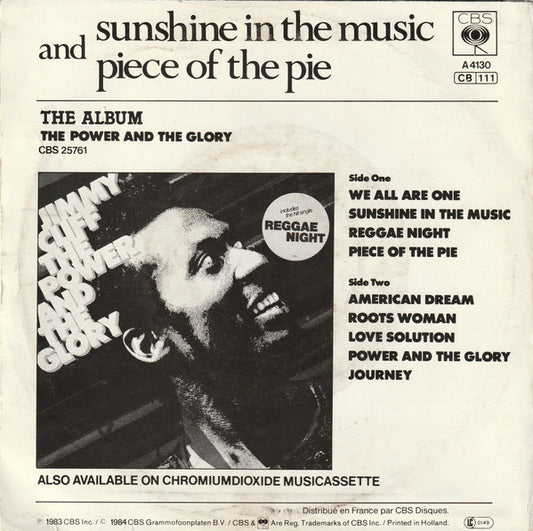 Jimmy Cliff - Sunshine In The Music