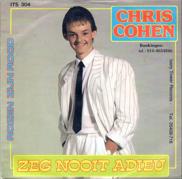 Chris Cohen - Zeg Nooit Adieu Vinyl Singles Vinyl Very Good (VG) <br> Hoes Good Plus (G+)