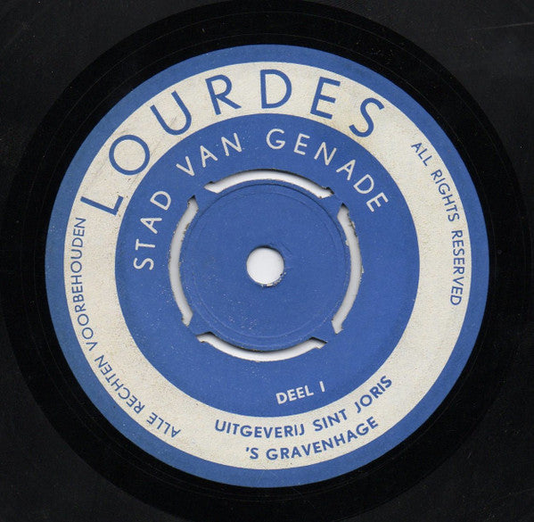 No Artist - Lourdes - Stad Van Genade Vinyl Singles Vinyl Very Good (VG) <br> Hoes Good Plus (G+)