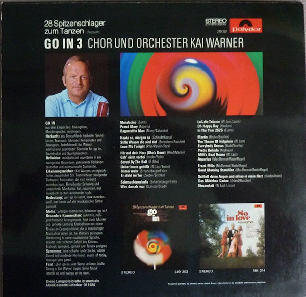 Kai Warner - Go In Folge * - ** Spitzenschlager Zum Tanzen (LP) Vinyl LP Vinyl Very Good (VG) <br> Hoes Good Plus (G+)
