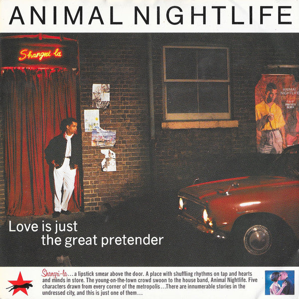 Animal Nightlife - Love Is Just The Great Pretender Vinyl Singles Vinyl Very Good (VG) <br> Hoes Good Plus (G+)