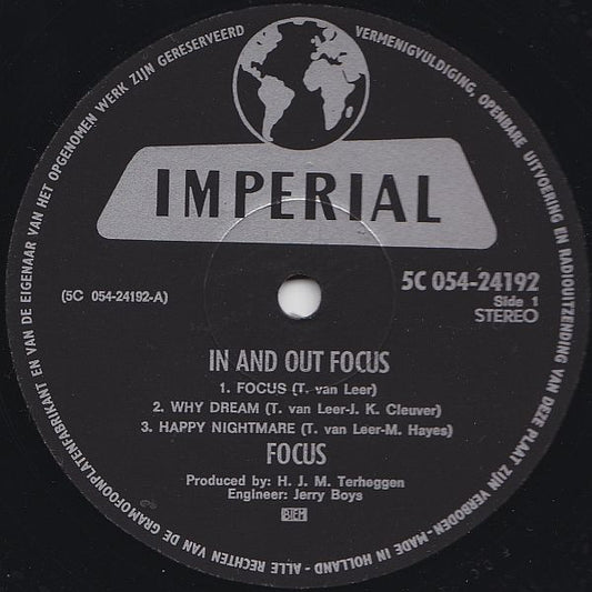 Focus - In And Out Of Focus (LP)