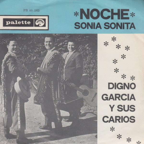 Digno Garcia Y Sus Carios - Noche Vinyl Singles Vinyl Very Good (VG) <br> Hoes Good Plus (G+)