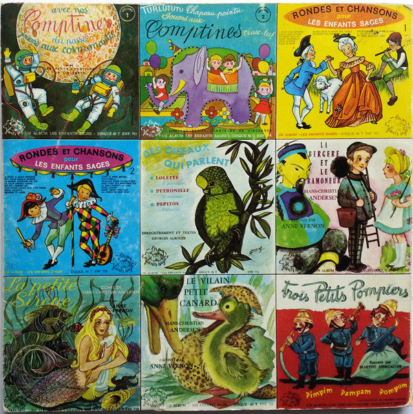 Jany Sylvaire - Rondes Et Chansons Pour Les Enfants Sages * Vinyl Singles Vinyl Very Good (VG) <br> Hoes Good Plus (G+)