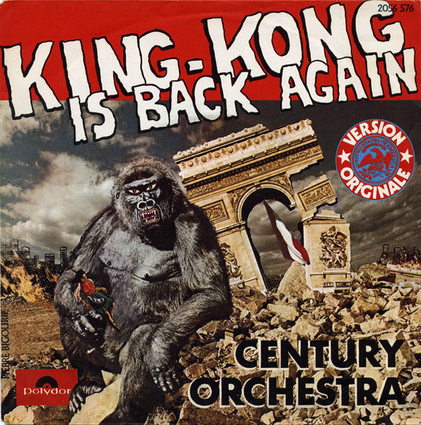 Century orchestra - King-kong is back again Vinyl Singles Vinyl Goed / Hoes Sticker