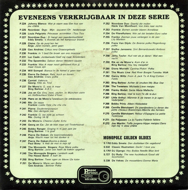 Jos Martin - Toffe Jongens Hippe Meisjes Vinyl Singles Vinyl Very Good (VG) <br> Hoes Good Plus (G+)