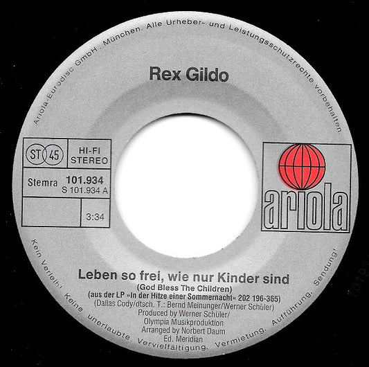 Rex Gildo - Leben So Frei, Wie Nur Kinder Sind